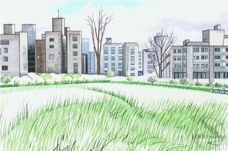 Недоснежный город