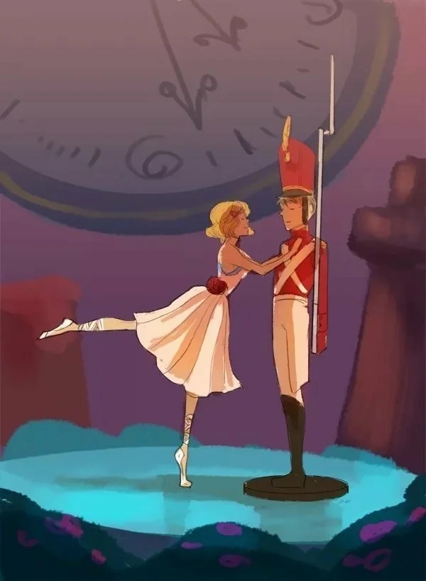 Балеринка (циркуль) создаёт ножкой Круг - Циферблат Часов, а Солдат - НА ЧАСАХ, но - только Лунный Циферблат, на все Сутки, - Луна + Земля =, 1.26 с, = Ось, = 12х 60. Ось Часов. 