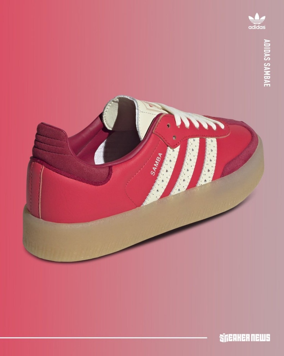 Adidas выпустили романтичные кроссовки Samba ко Дню святого Валентина  