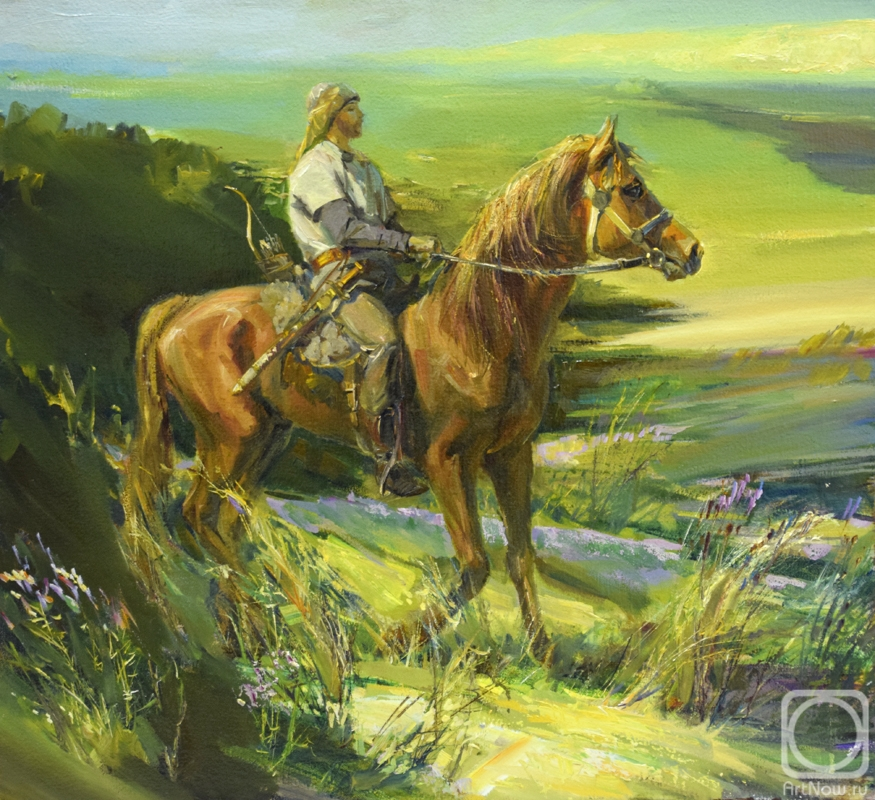 "Трава у дома". Художник Ильдус Муртазин. 2020 г.