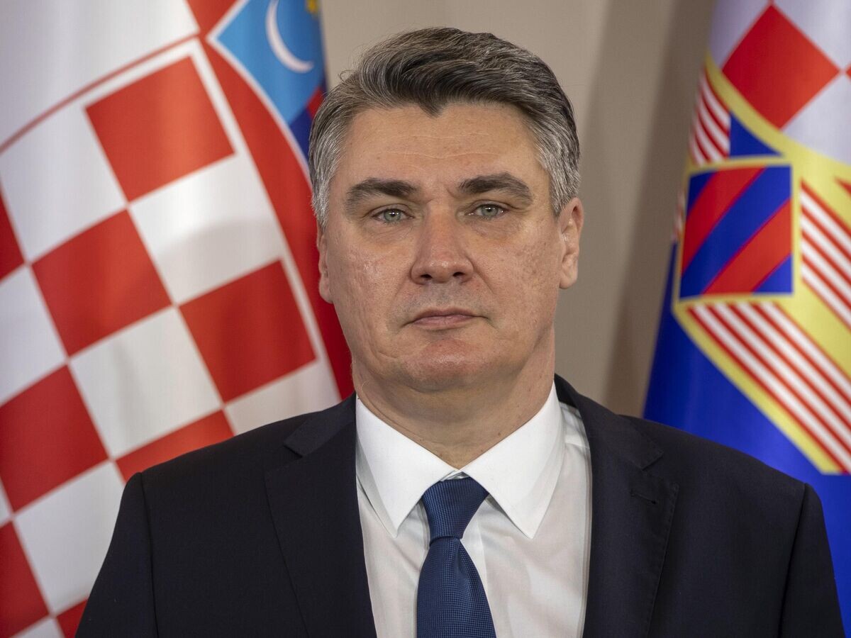    Президент Хорватии Зоран Миланович© AP Photo / Darko Bandic