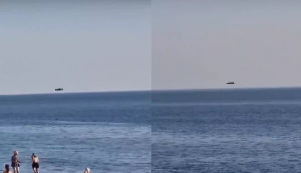    Фата-моргана в Сочи, фото: стоп-кадр