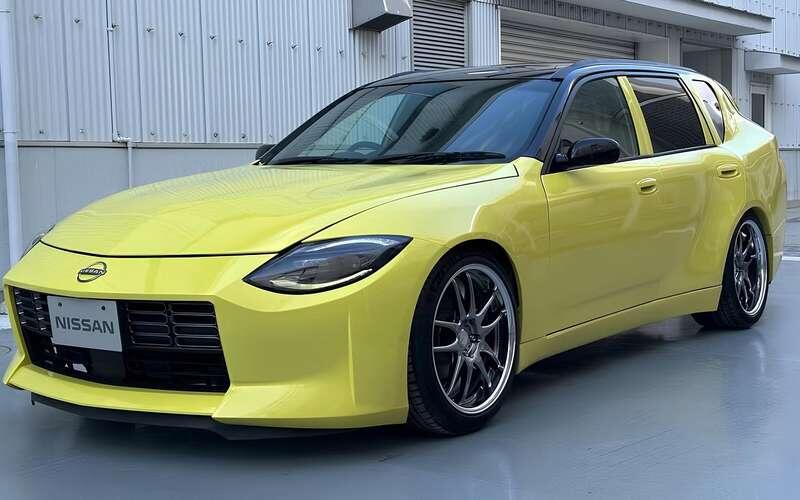    Вот что получится, если объединить кузова Nissan Fairlady Z и Nissan Leaf