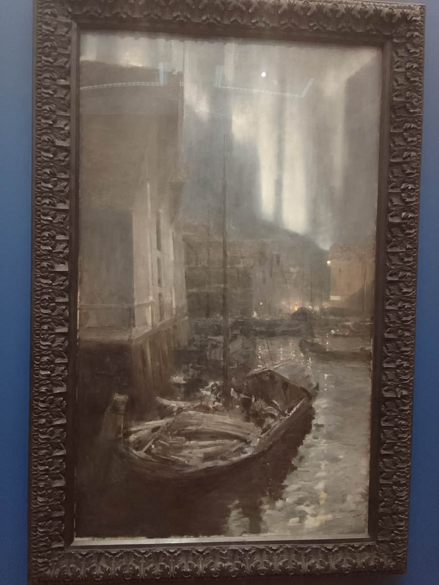 Согласитесь, не очень вписывается в понятие "передвижники", правда? Это К.Коровин, "Гаммерфест. Северное сияние"