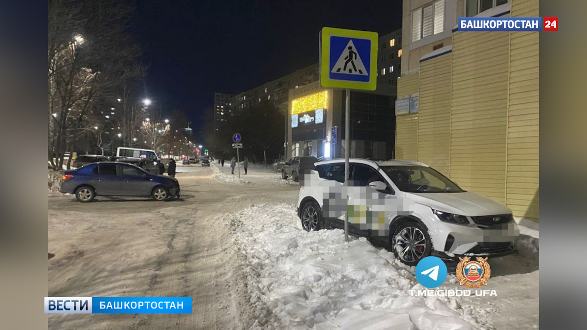    В Уфе столкнулись Belgee X50 и «Рено Логан»: один из водителей получил травму головы