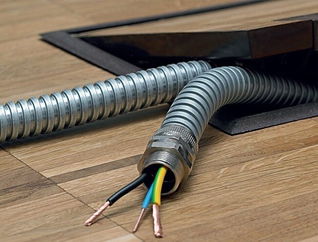 Металлическая гофра действительно пожаробезопасна