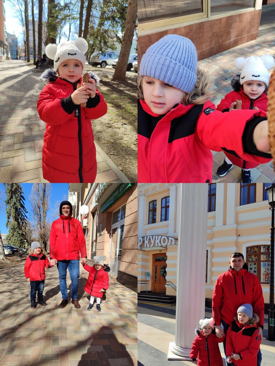 По дороге к театру. 