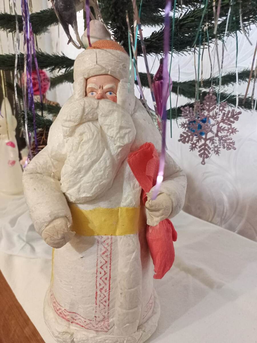 Ватный Дед Мороз из частной коллекции