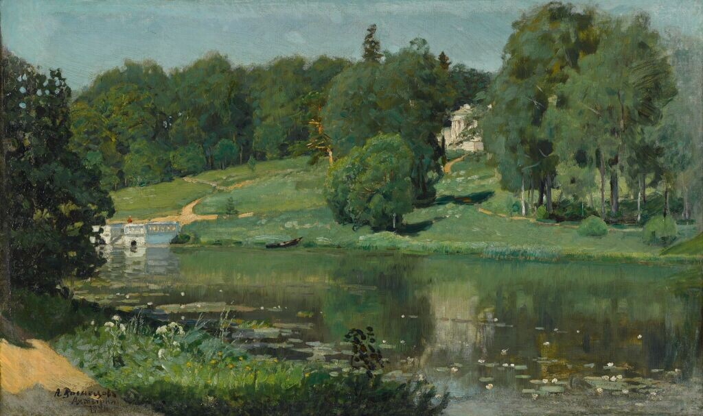 Аполлинарий Васнецов. Ахтырка. Вид усадьбы 1894 год