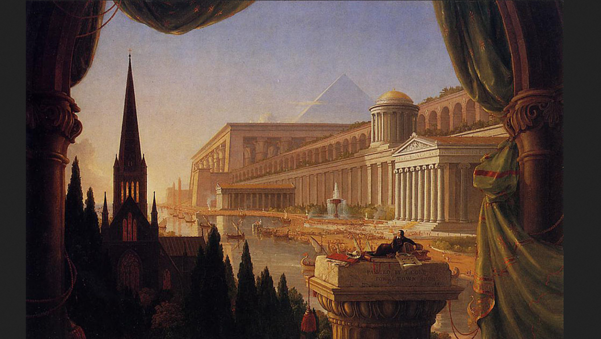Томас Коул. "Мечта архитектора", 1840. 