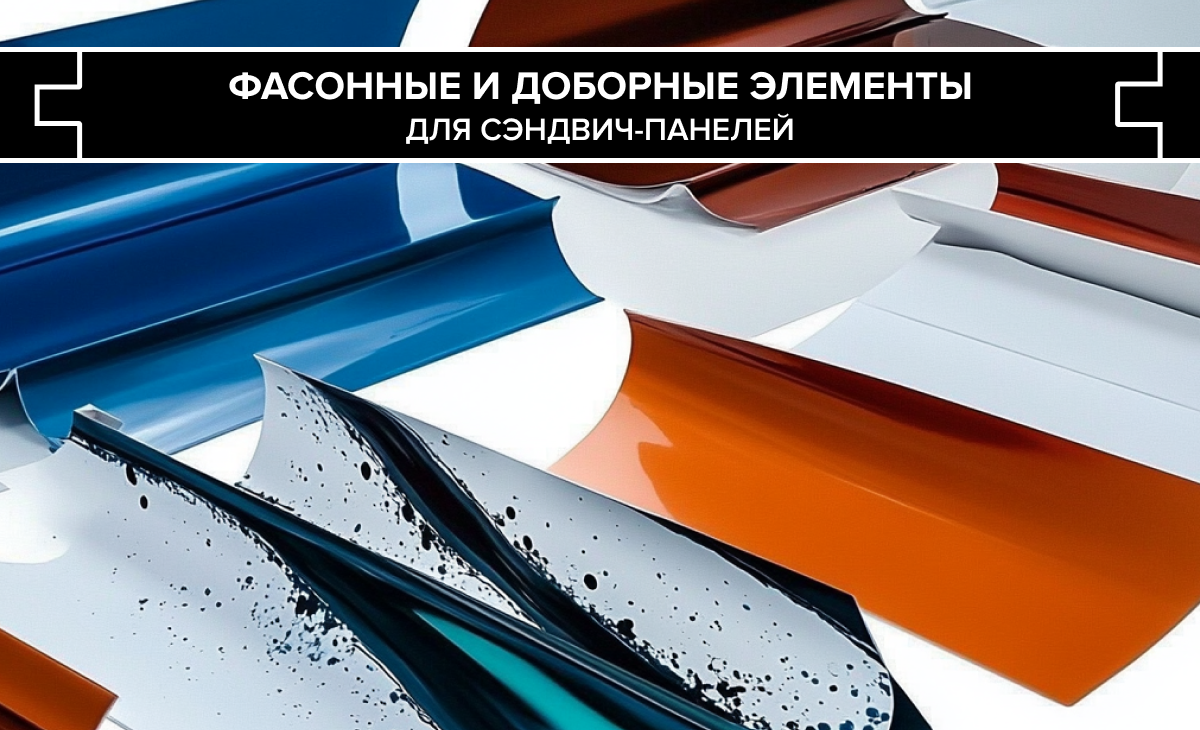 Фасонные и доборные элементы для сэндвич-панелей 