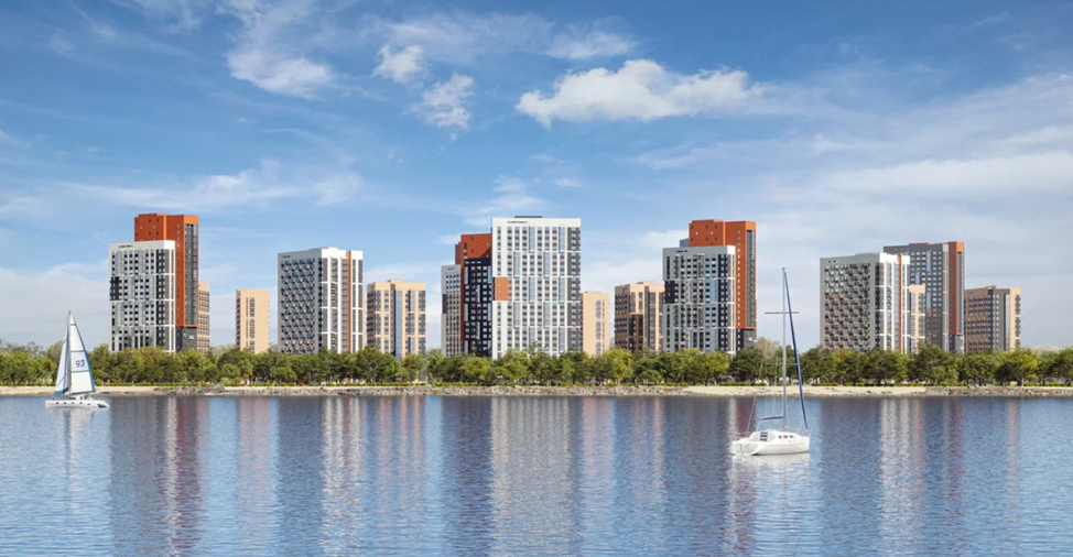 
«Зеленый остров» расположен недалеко от берега Верх-Исетского пруда