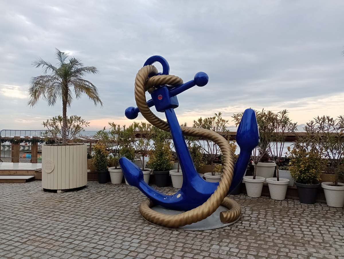 Набережная Сочи, январь 2025, фото автора