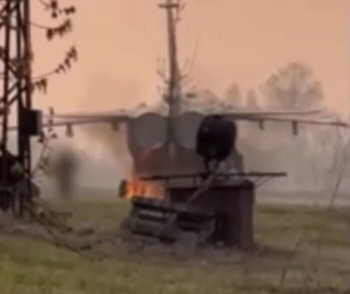 Кадр видео из тг-канала Baza.