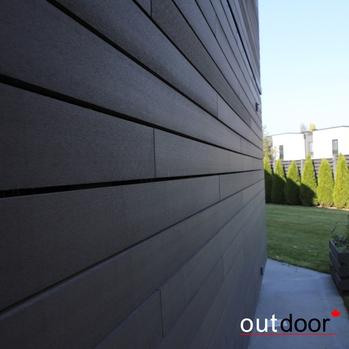 Отделка фасада из ДПК Outdoor спустя 7 лет после установки