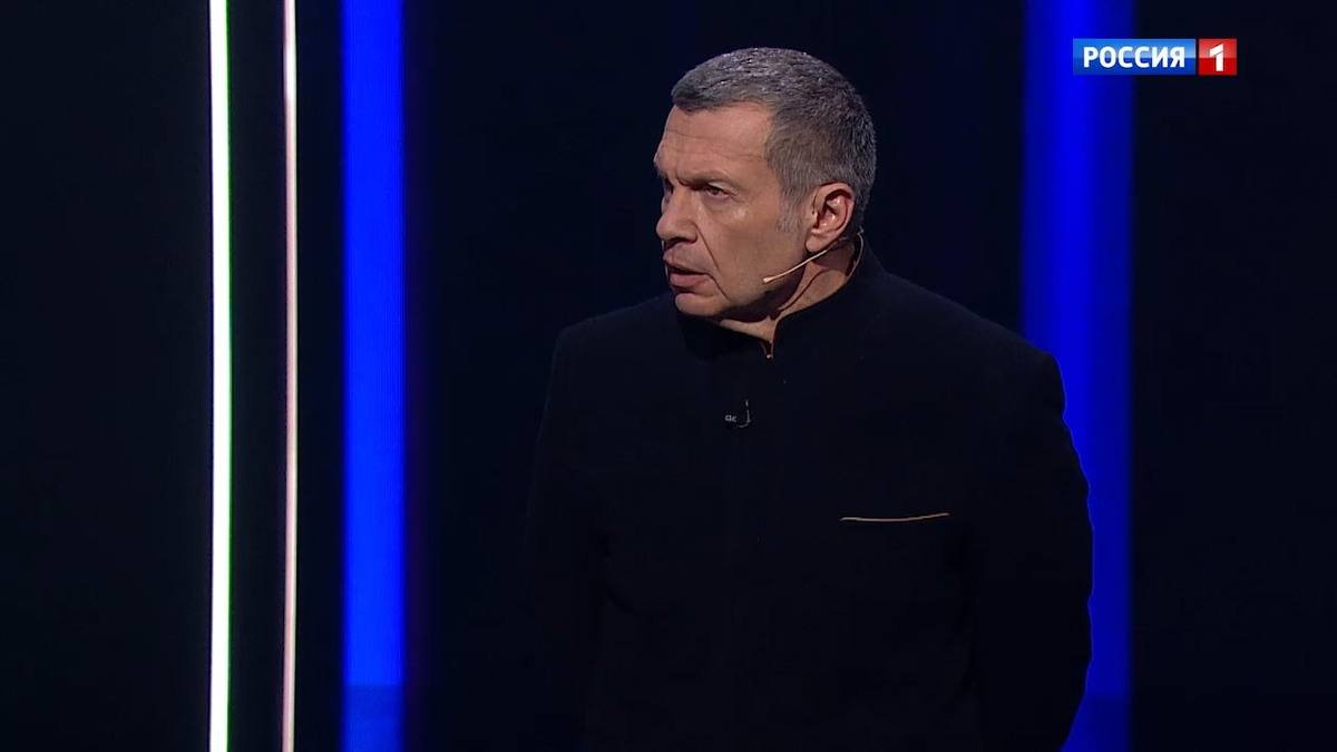Кадр из программы «Вечер с Владимиром Соловьёвым»