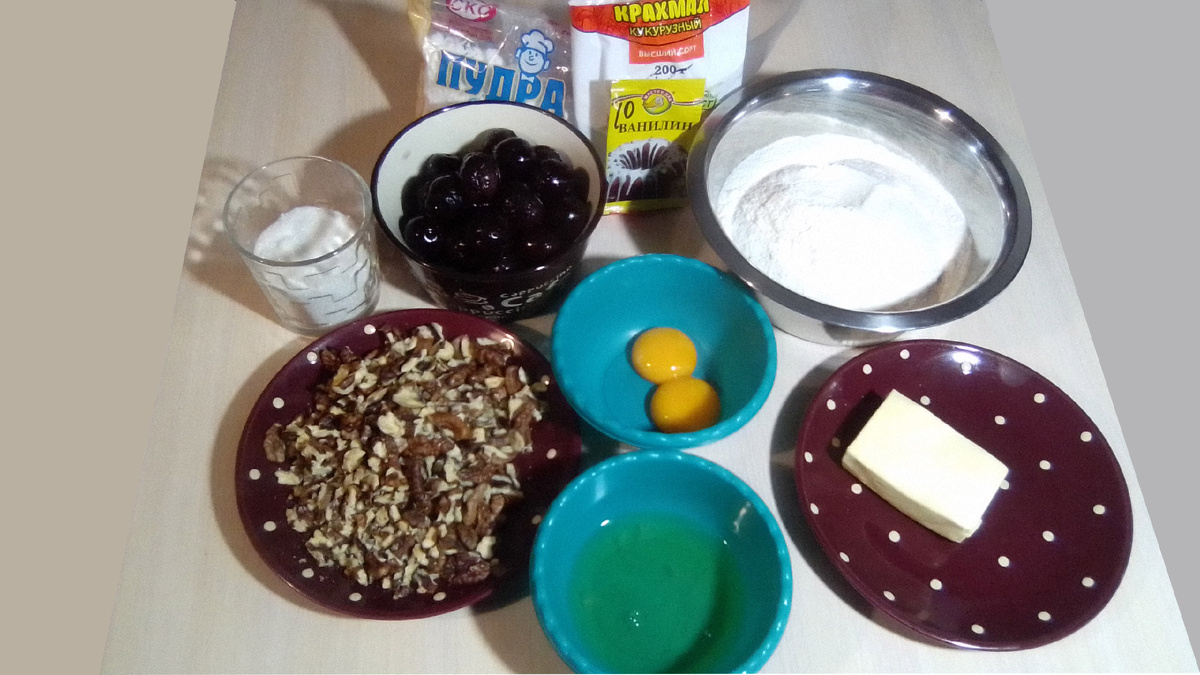 Все что использовала для пирога