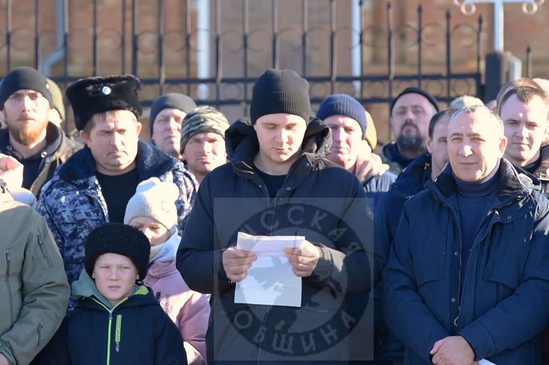 Стоп-кадр видео от Русской Общины