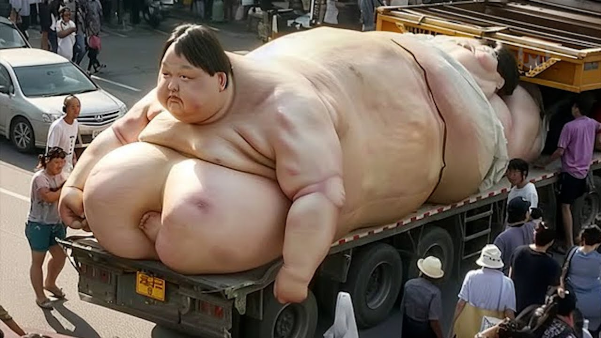 Так видят Самого толстого человека нейросети. Это НЕ настоящий человек