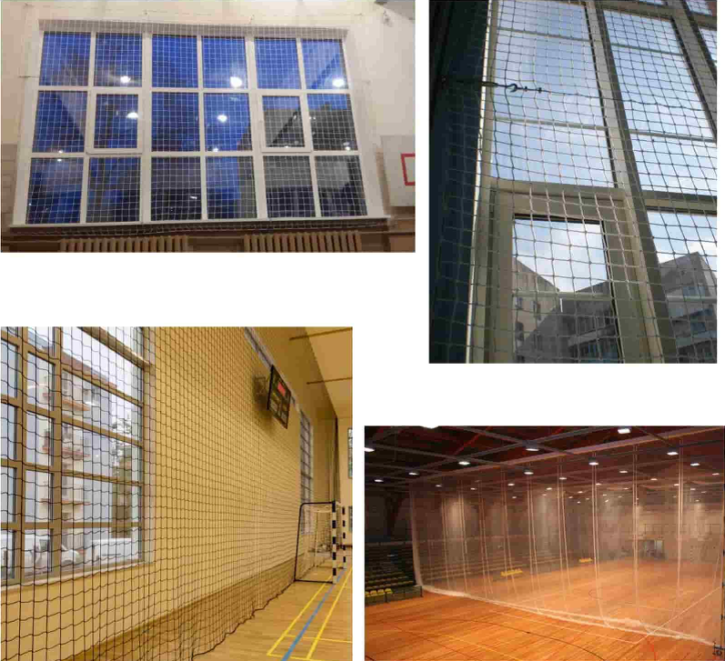 Варианты использования сетки в качестве ограждения