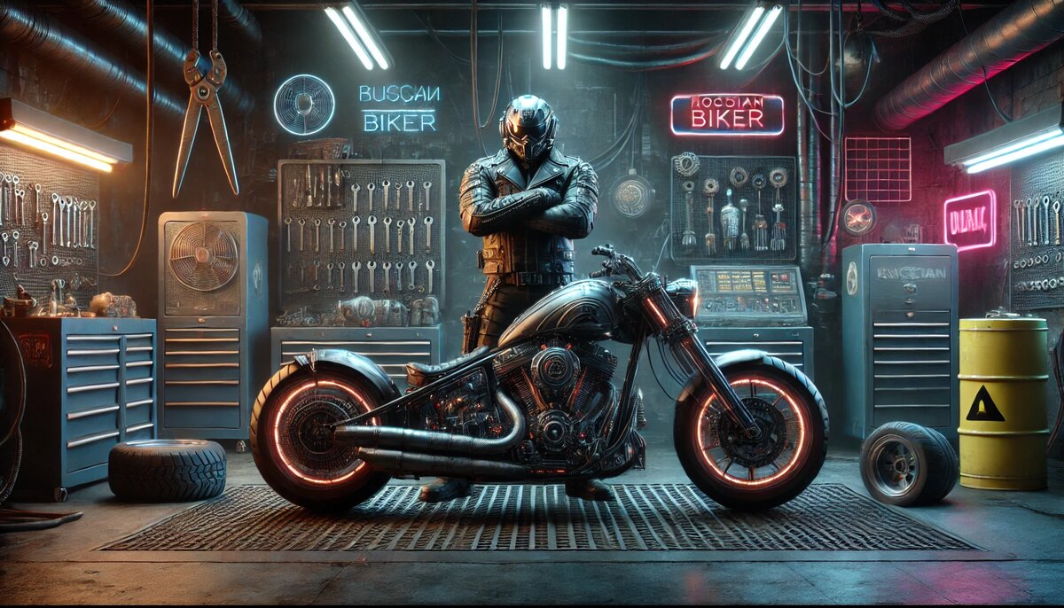 Выжимка цепи мотоцикла