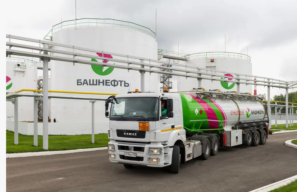 Хранилища компании Башнефть