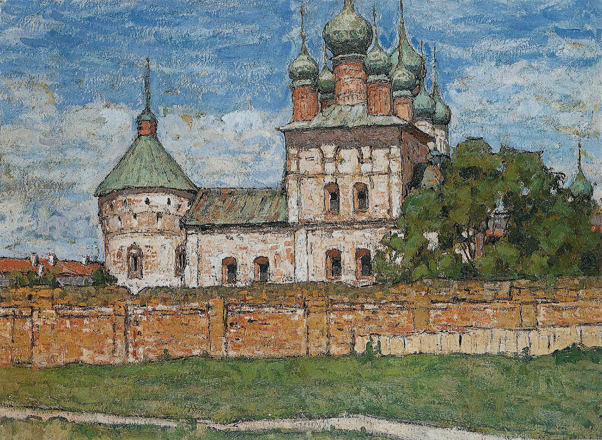 "Уголок Ростовского кремля", П.И. Петровичев, 1899 год. Источник: фото из Интернета.