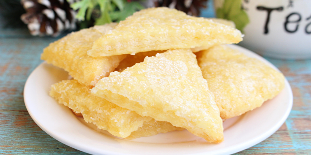 Вкусное хрустящее сахарное печенье