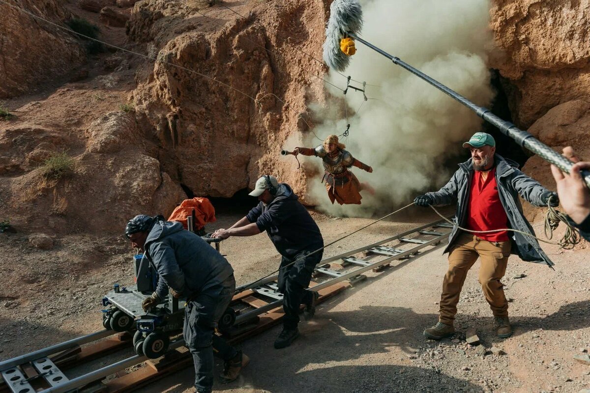 Съёмочный процесс. 