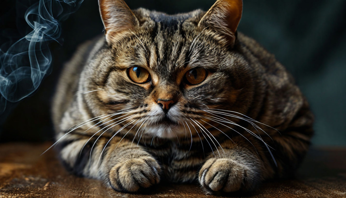 Хронический кашель, затруднённое дыхание и потеря аппетита – признаки воздействия табачного дыма.