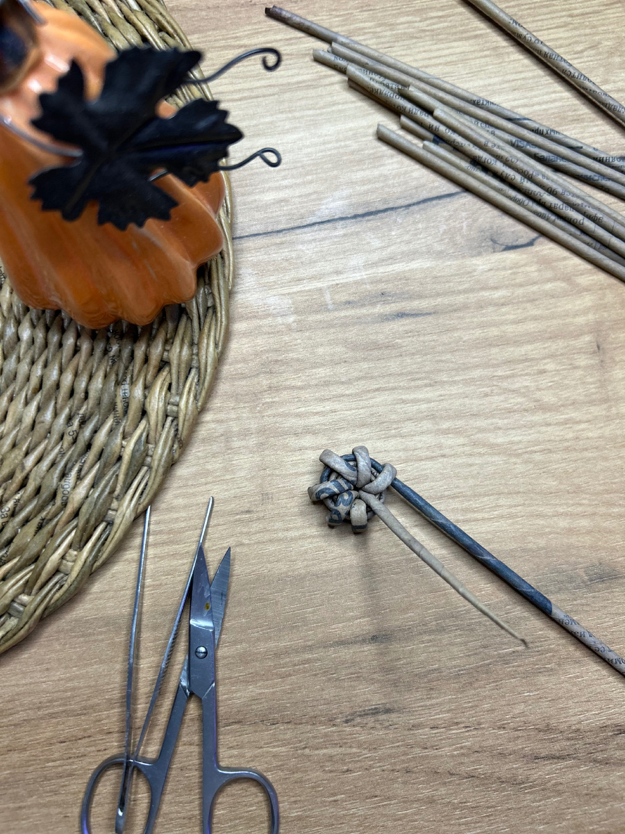 Вначале была трубочка и мои основные инструменты и, конечно же, задумка в голове!