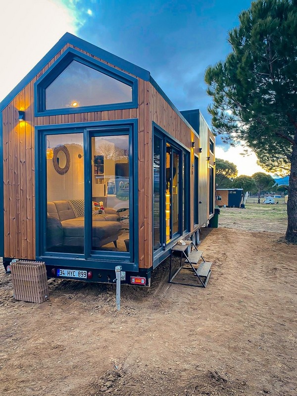 Крошечный домик Tiny House, общий вид и фото интерьера