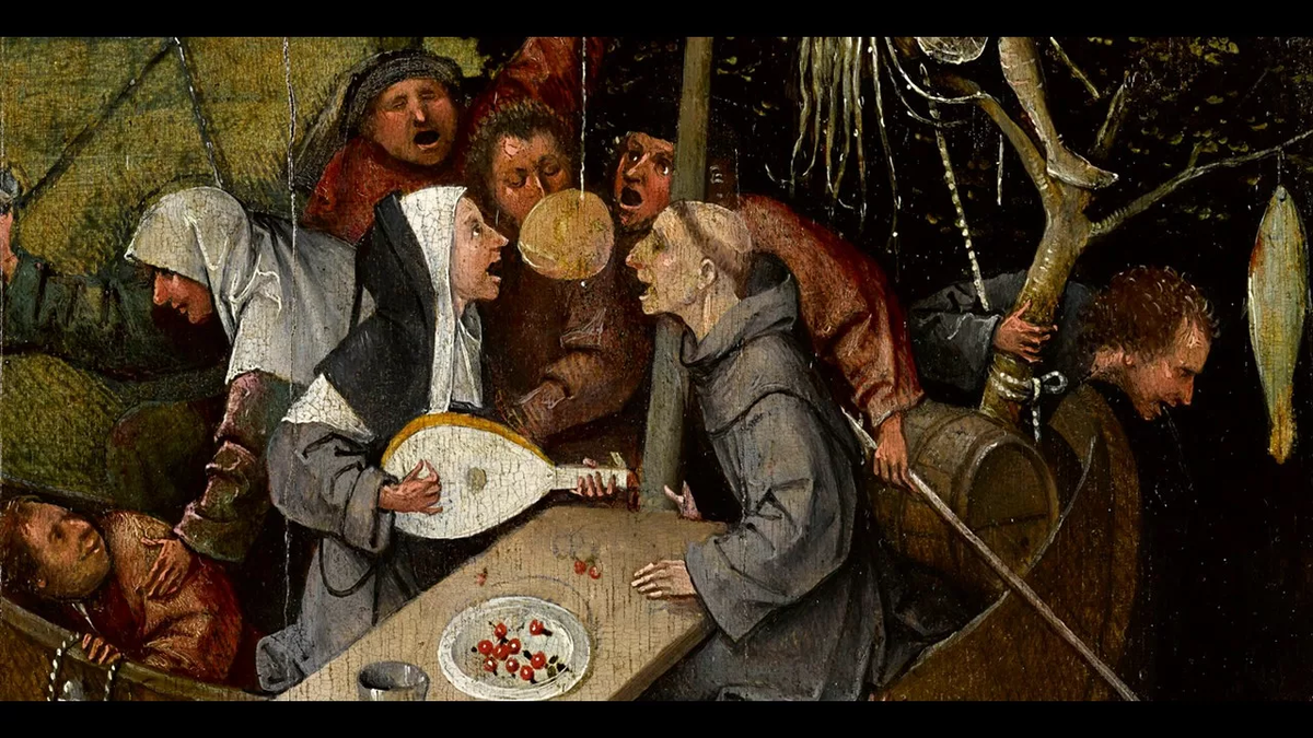 Иероним Босх. Корабль дураков