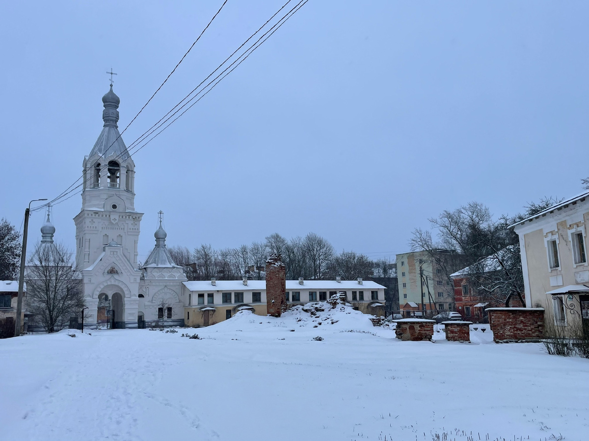 Десятинный монастырь в январе 2025 года. Фото автора