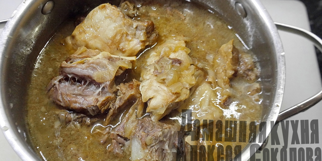 Говяжьи ребрышки в луковом и собственном соках. С нюансами