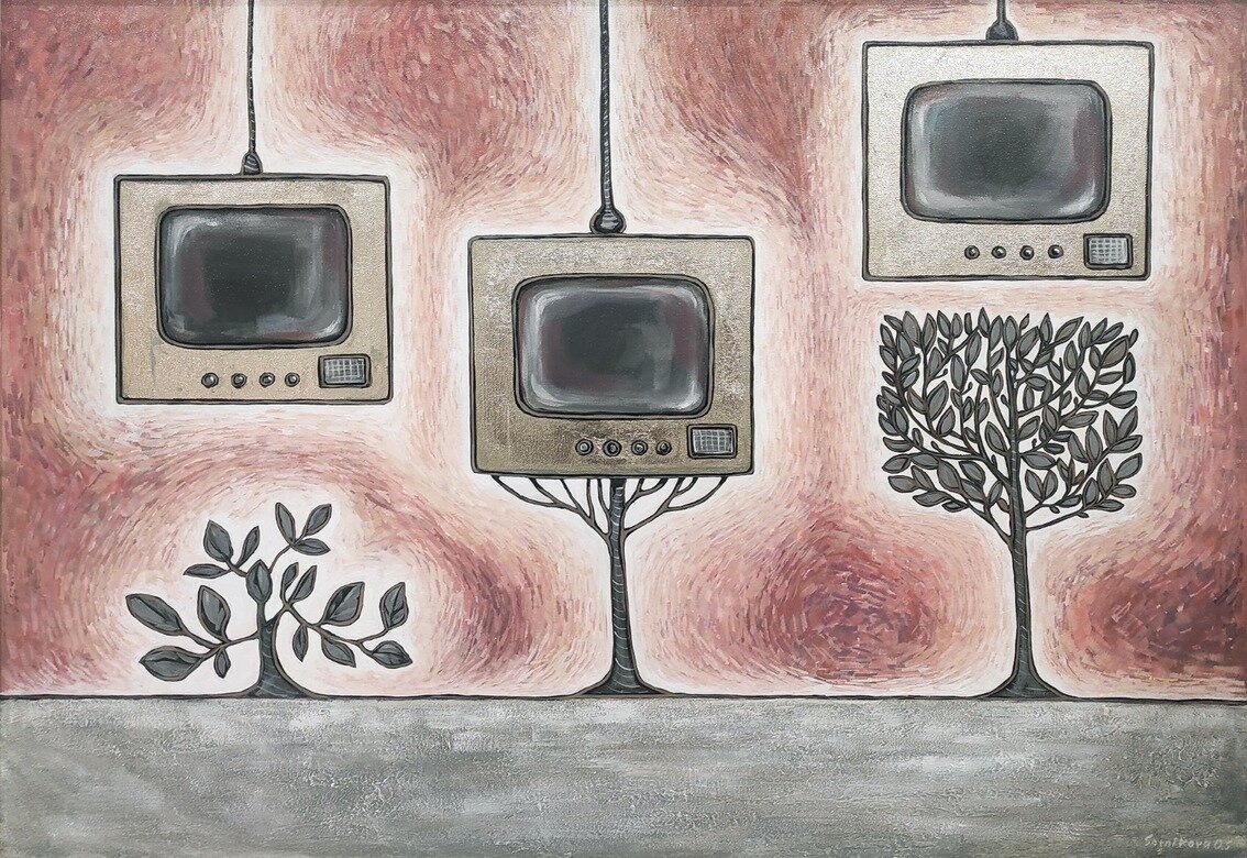    Автор работы — художница Оксана Сотникова