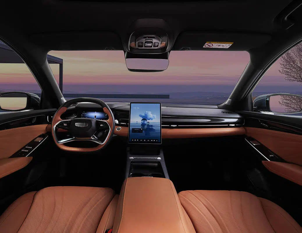 Интерьер Geely Preface
