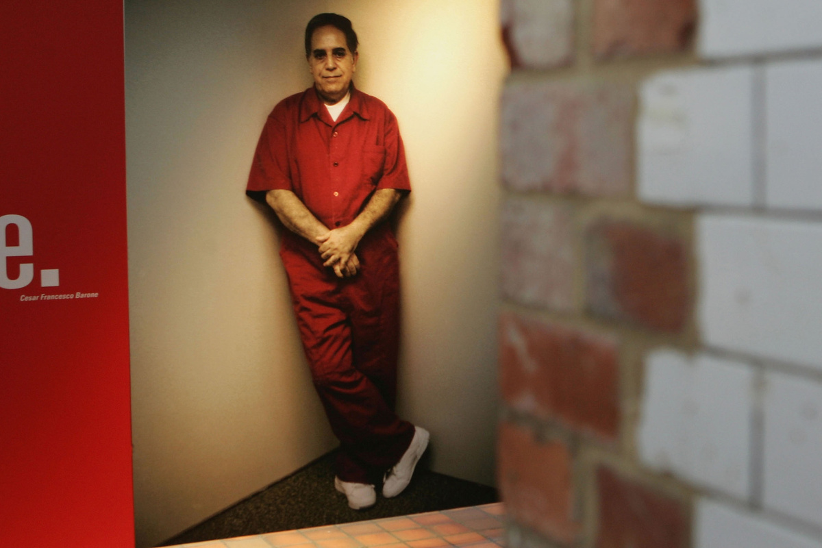    Экспозиция выставки «Мы в камере смертников»