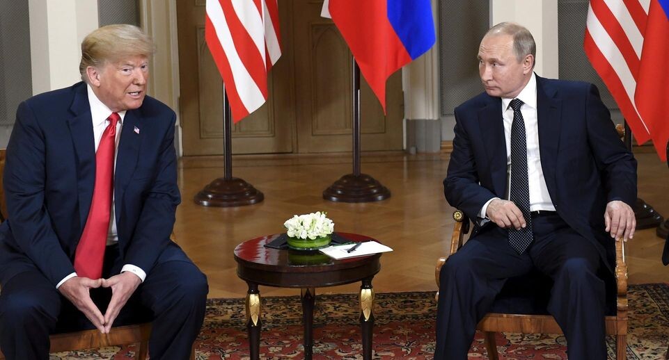    Дональд Трамп и Владимир Путин, 2018 год. Lehtikuva/Heikki Saukkomaa / Global Look Press