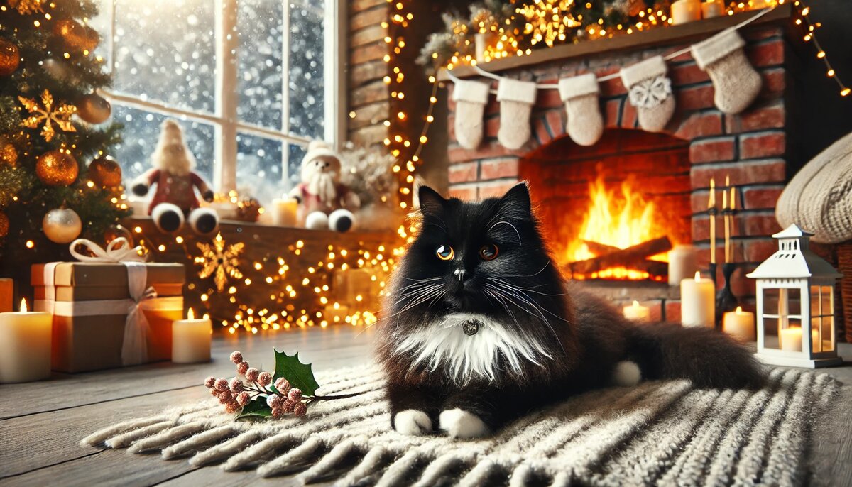 Зимние котики создают атмосферу хюгге