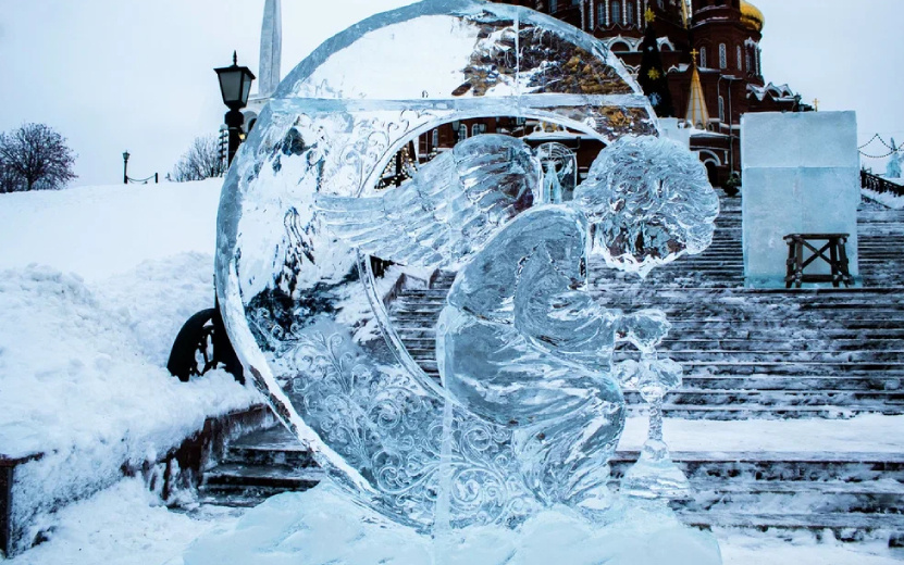    XIV ледовый фестиваль ангелов и архангелов проходит в Ижевске