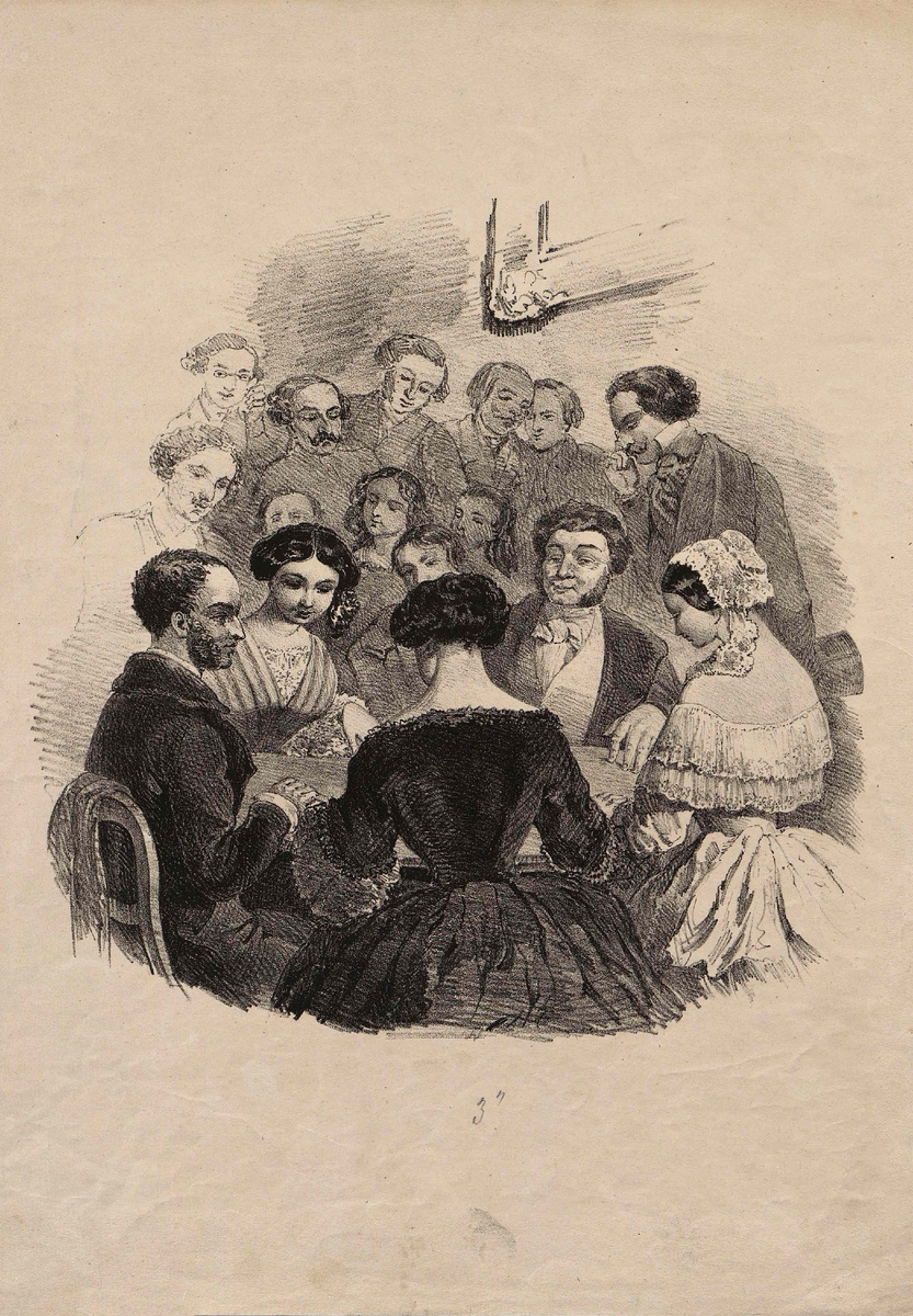 М. Башилов. Спиритический сеанс. 1860-70-е гг.