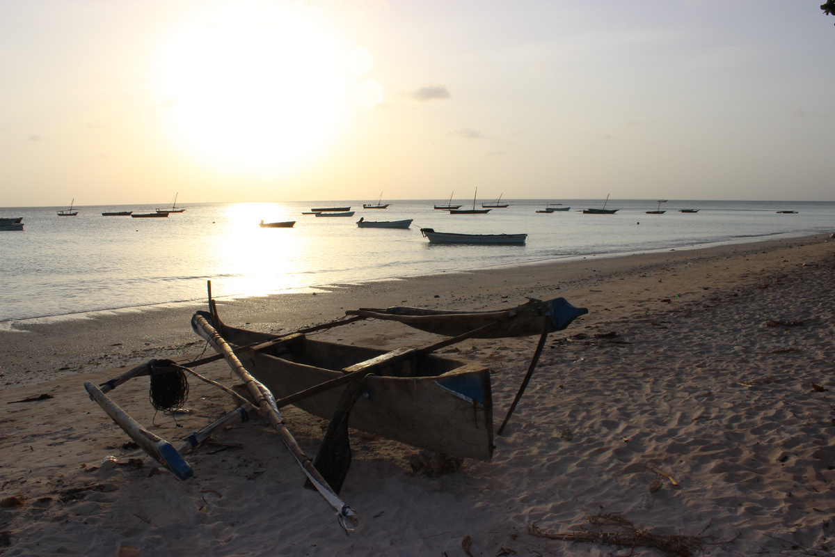 На побережье Занзибара