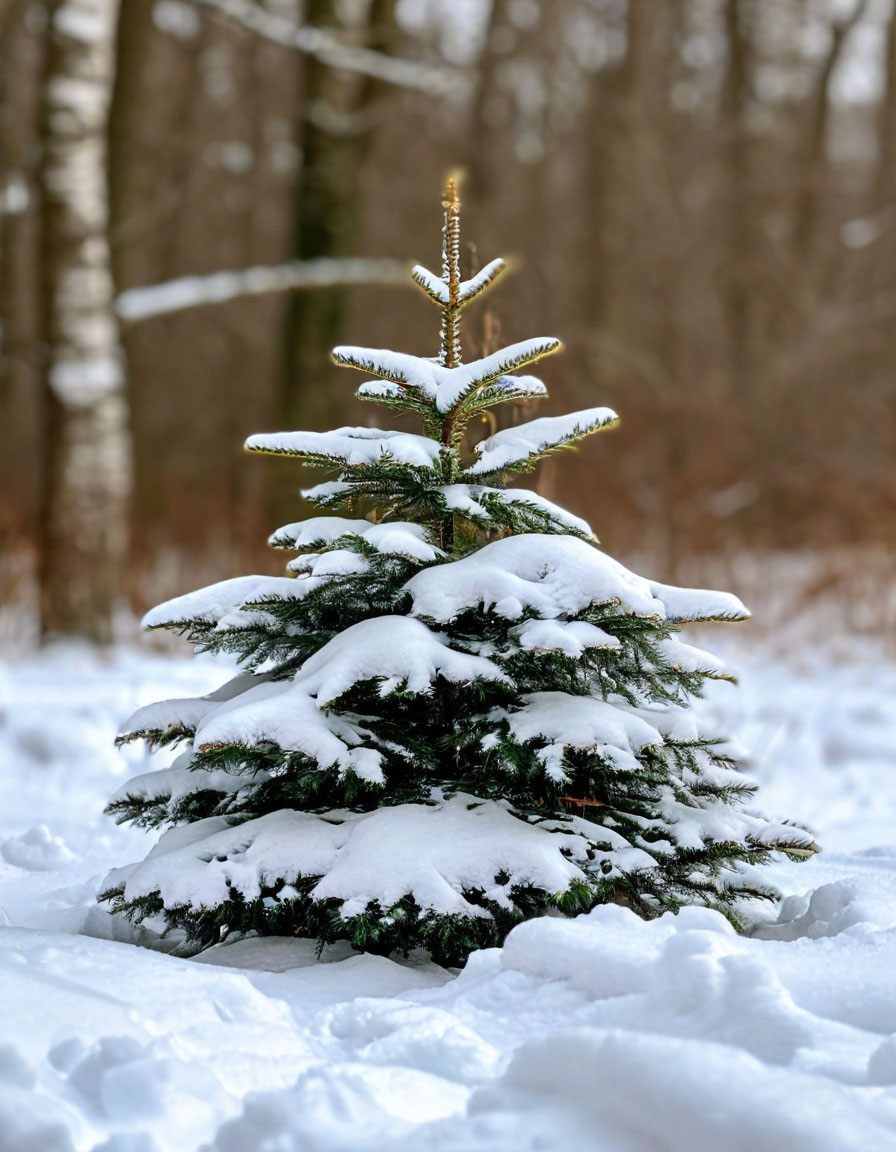 картинка создана ИИ, снега должно быть больше, как у нас в городе  