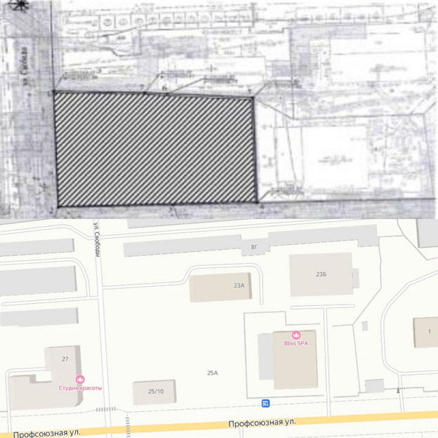    Участок в районе улиц Свободы и Профсоюзной планируют застроить