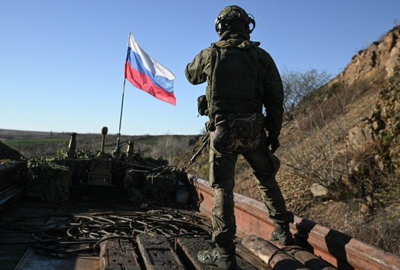    Военнослужащий ВС РФ в зоне СВО