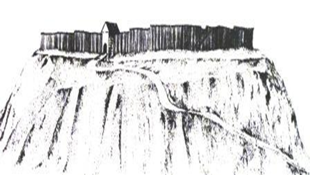 Прообраз будущего замка в 11-м веке