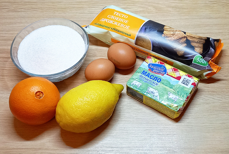 Необходимые продукты для ленивого тортика