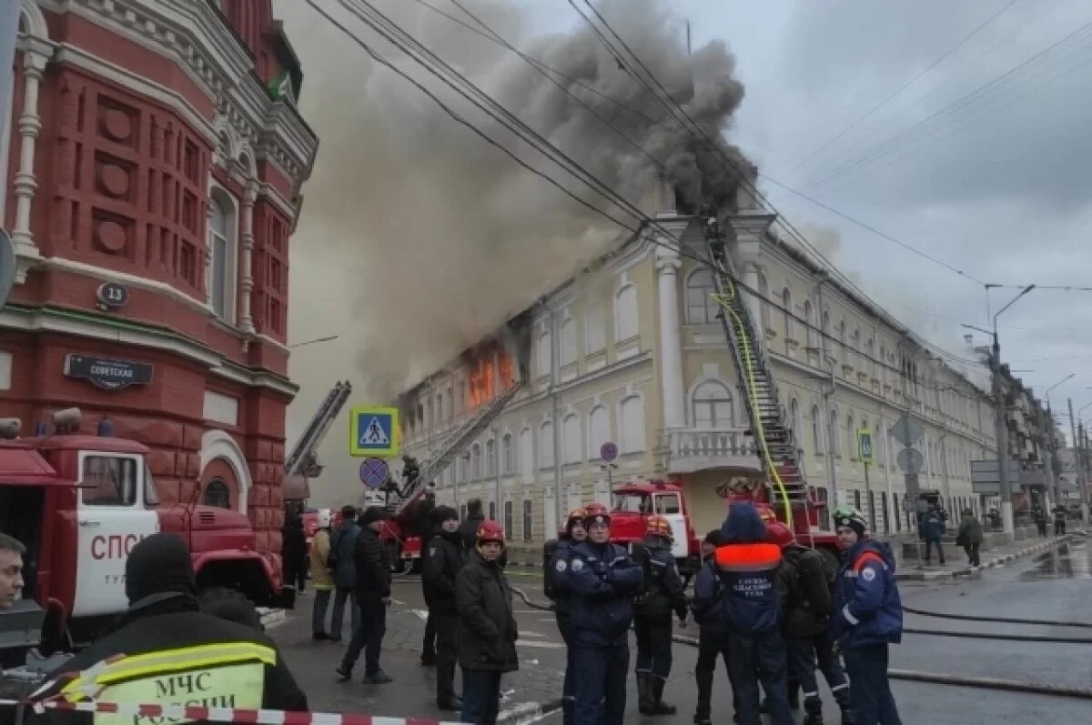    Движение в центре Тулы временно ограничили