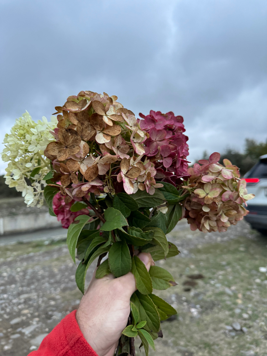 И обрезка и букет на стол 